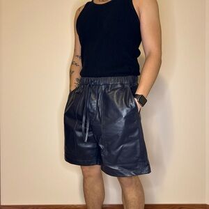 Zara Limited Edition Leather Shorts